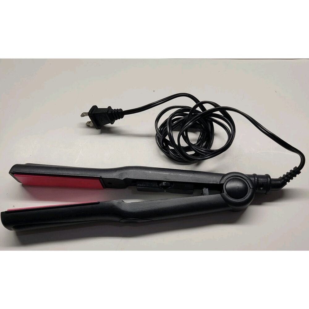 Revlon Ceramic 1" Flat Iron RVST2029A Hair Straightener Black Pink